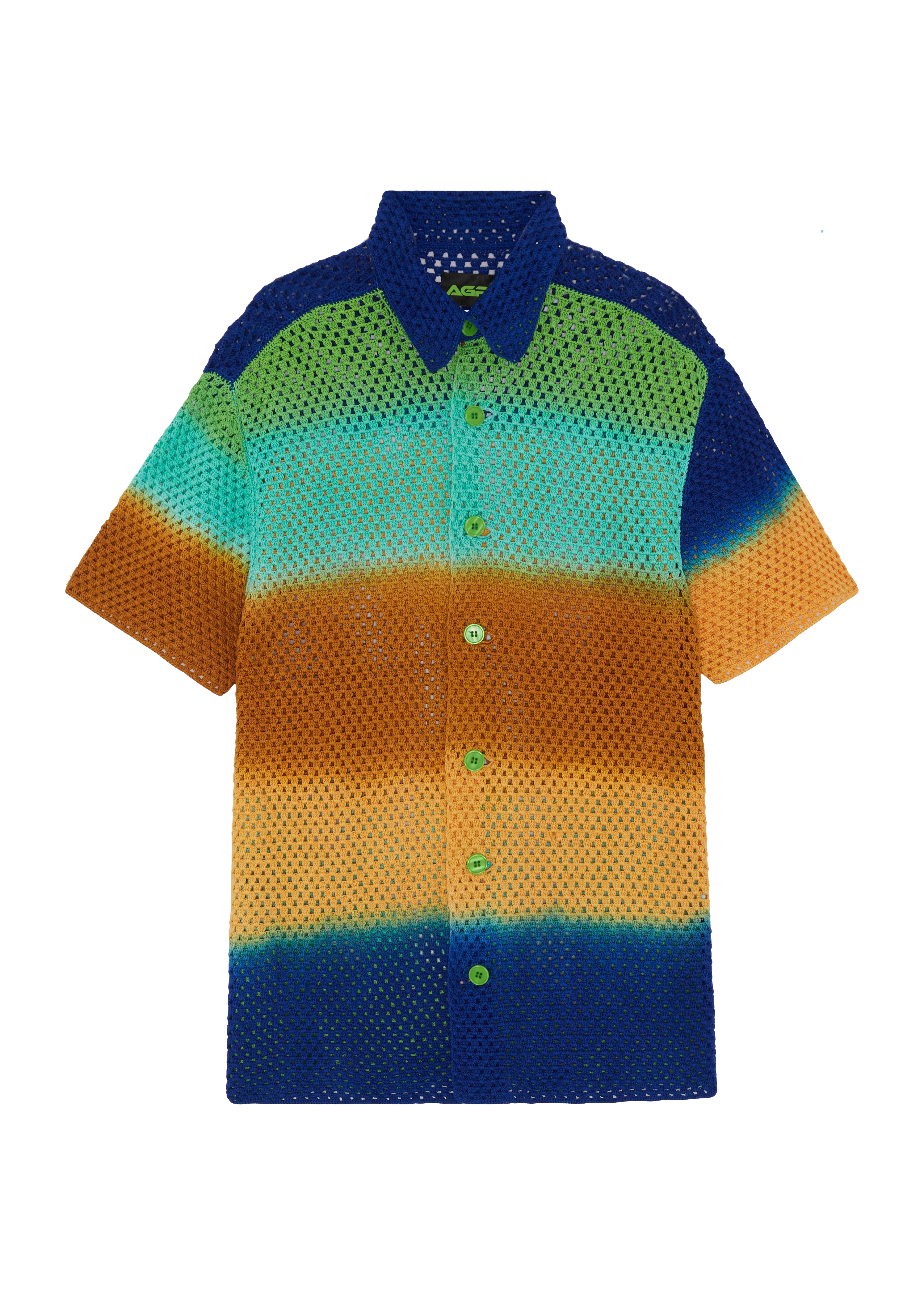 agr - wellness crochet shirt - packshot - front