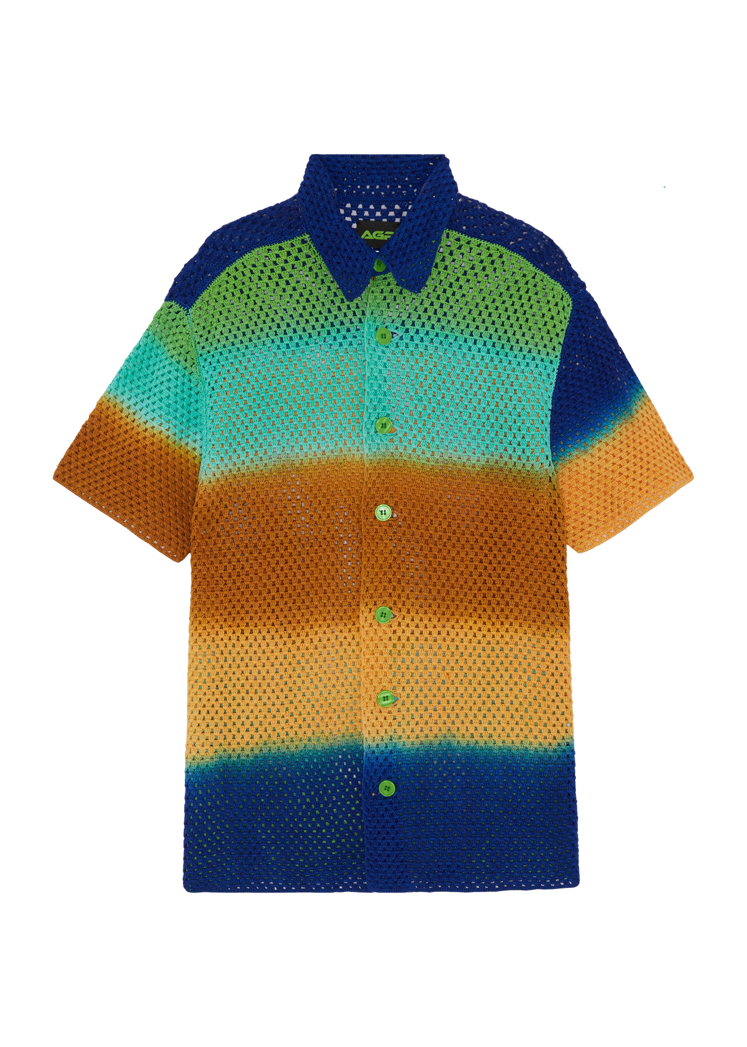 agr - wellness crochet shirt - packshot - front