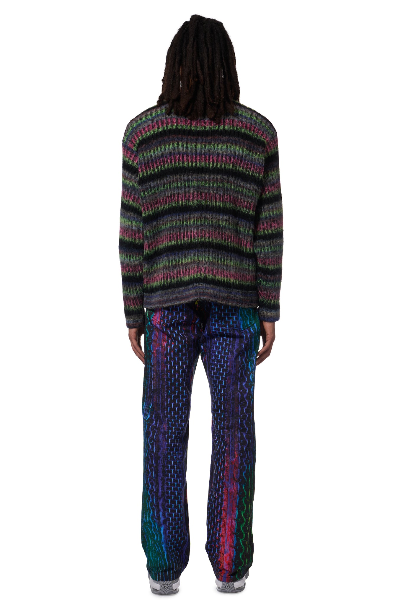 MOHAIR STRIPE JUMPER