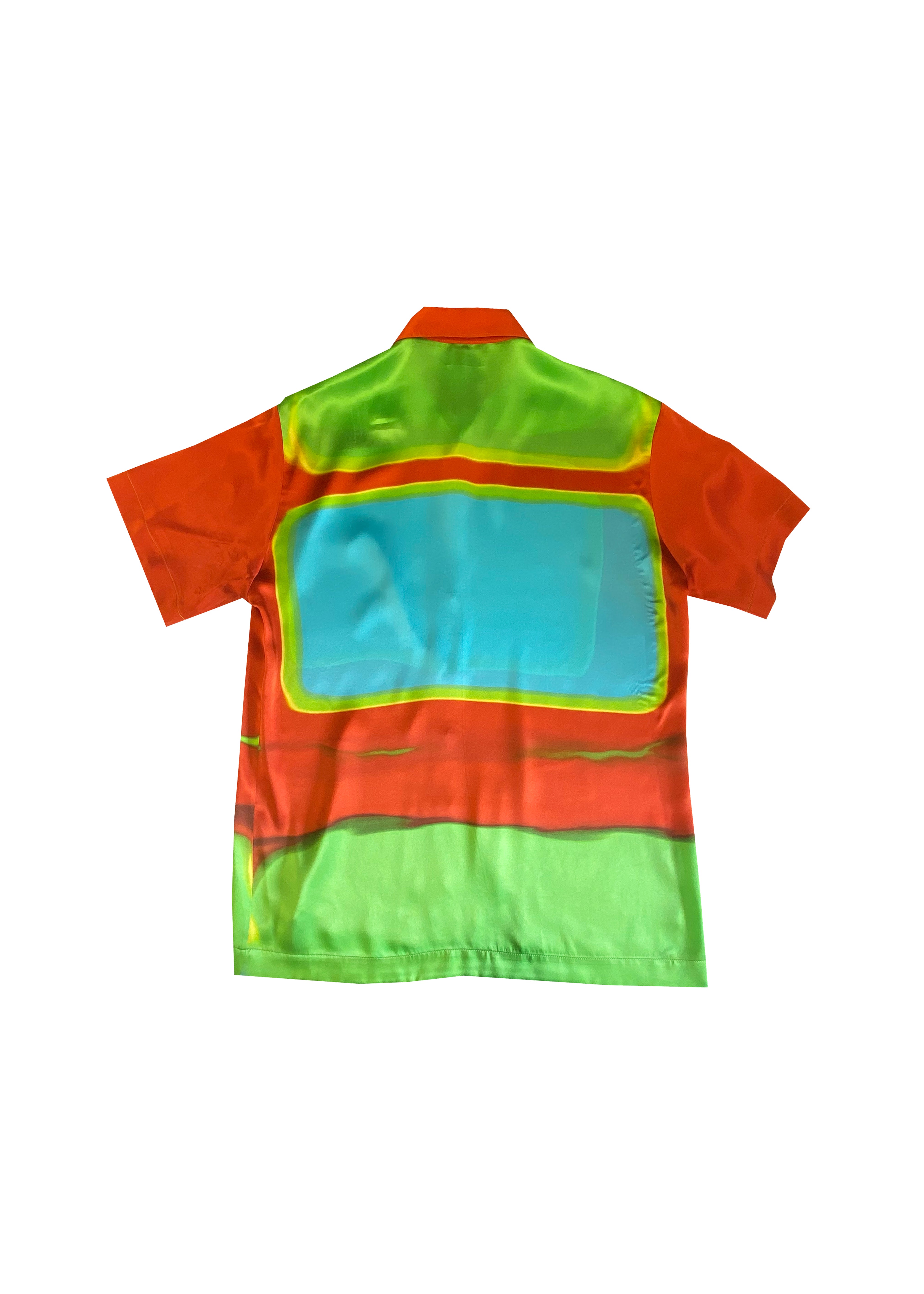 COLOUR BLOCK SILK SHIRT 2