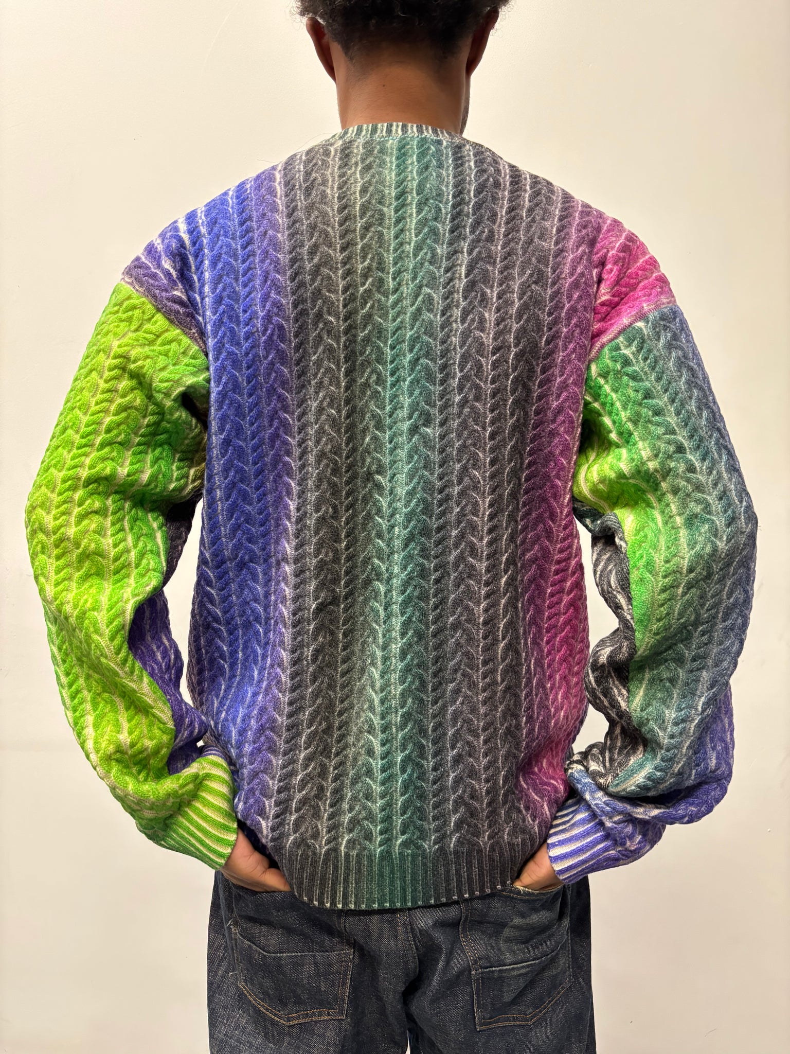 DIGI PRINT CABLE KNIT