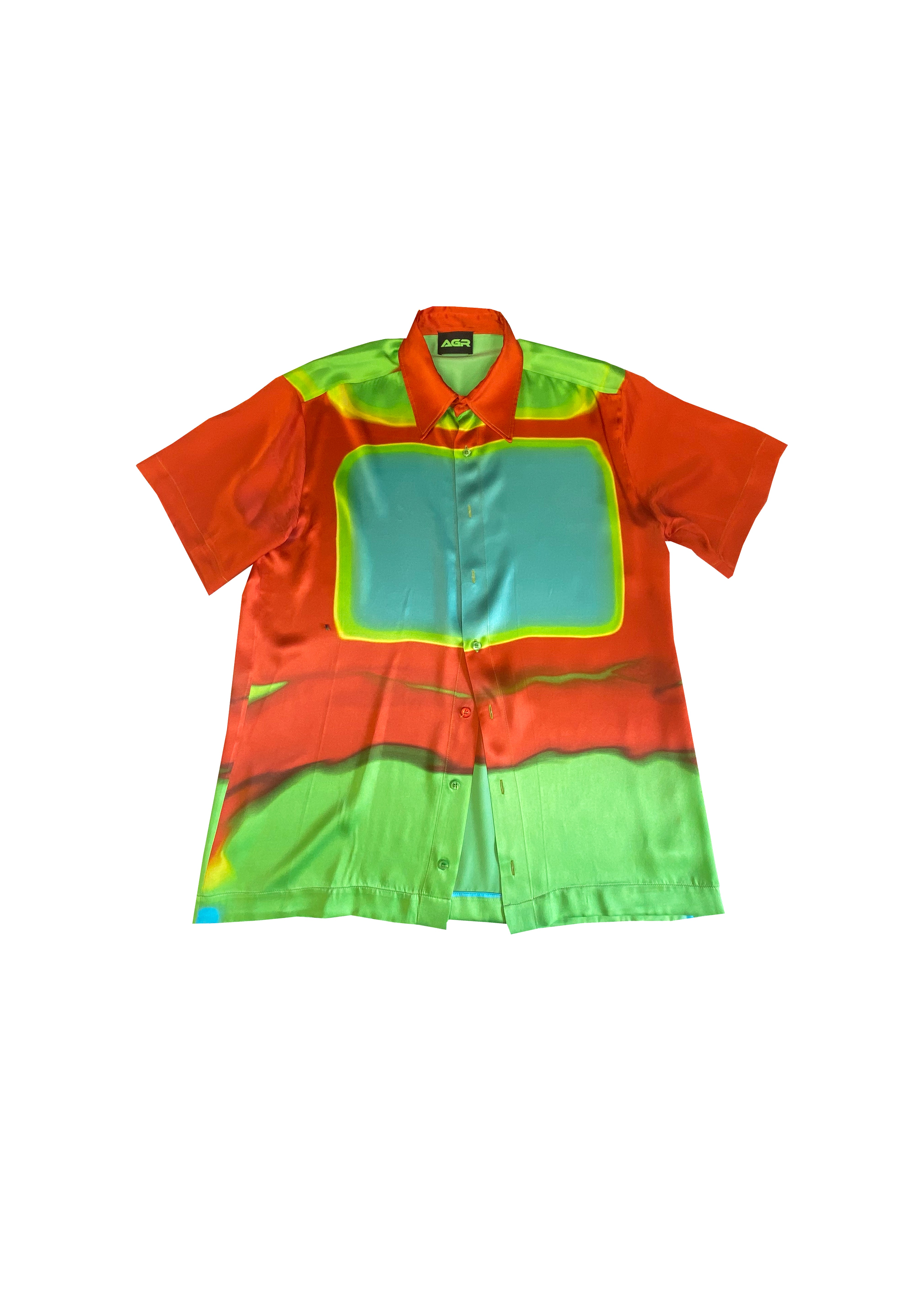 COLOUR BLOCK SILK SHIRT 2