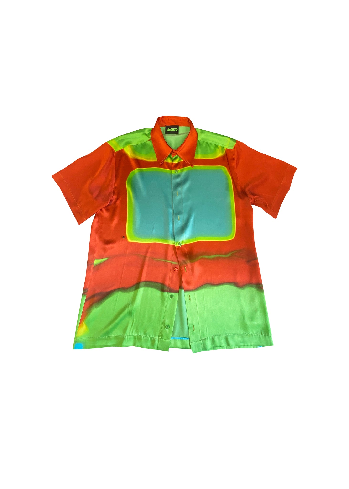 COLOUR BLOCK SILK SHIRT 2