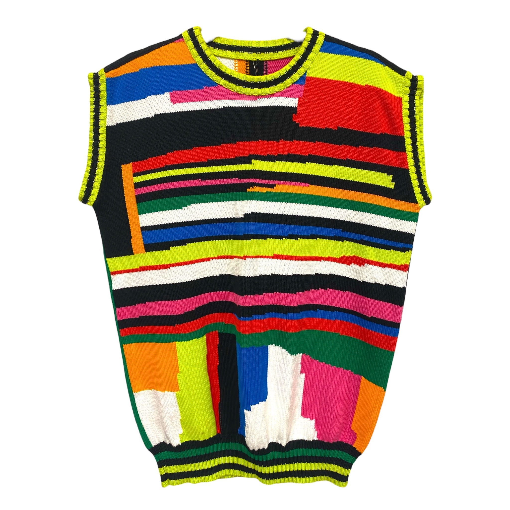 INTARSIA VIBRANT VEST