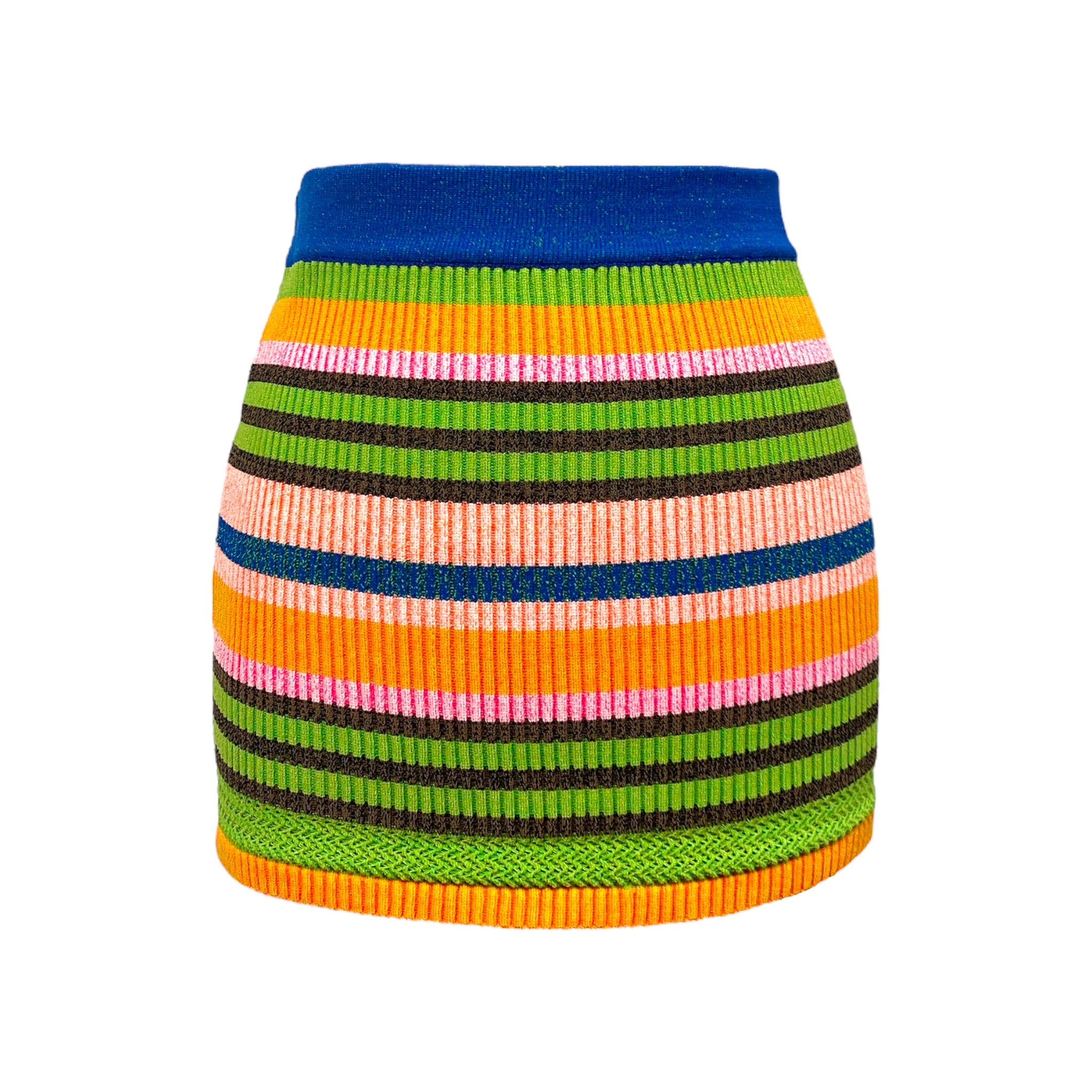 ELASTIC STRIPE SKIRT