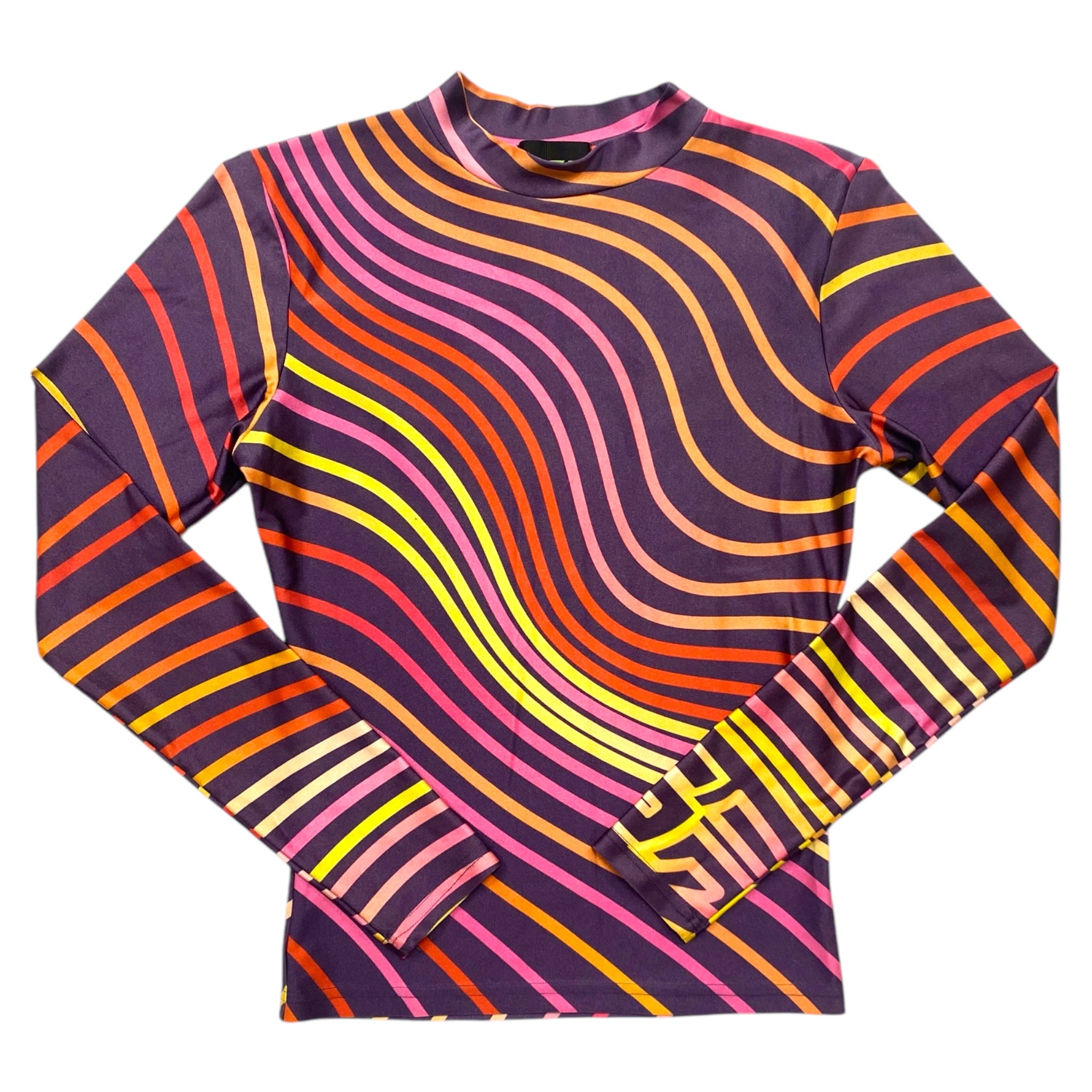 LONG SLEEVE PRINTED LYCRA SWIRL