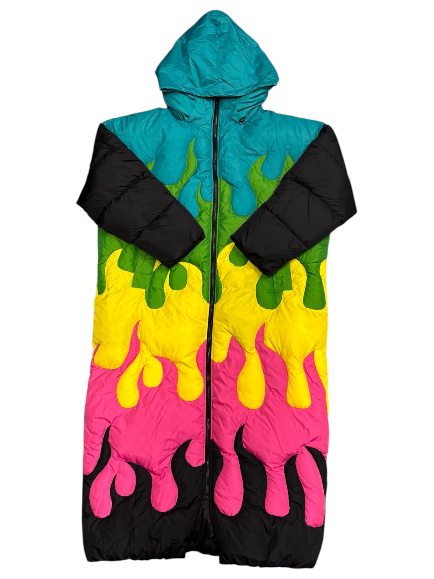 MULTI FLAME LONG PUFFER