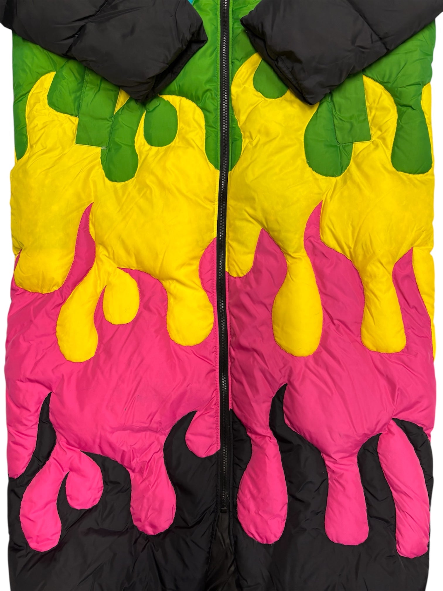 MULTI FLAME LONG PUFFER