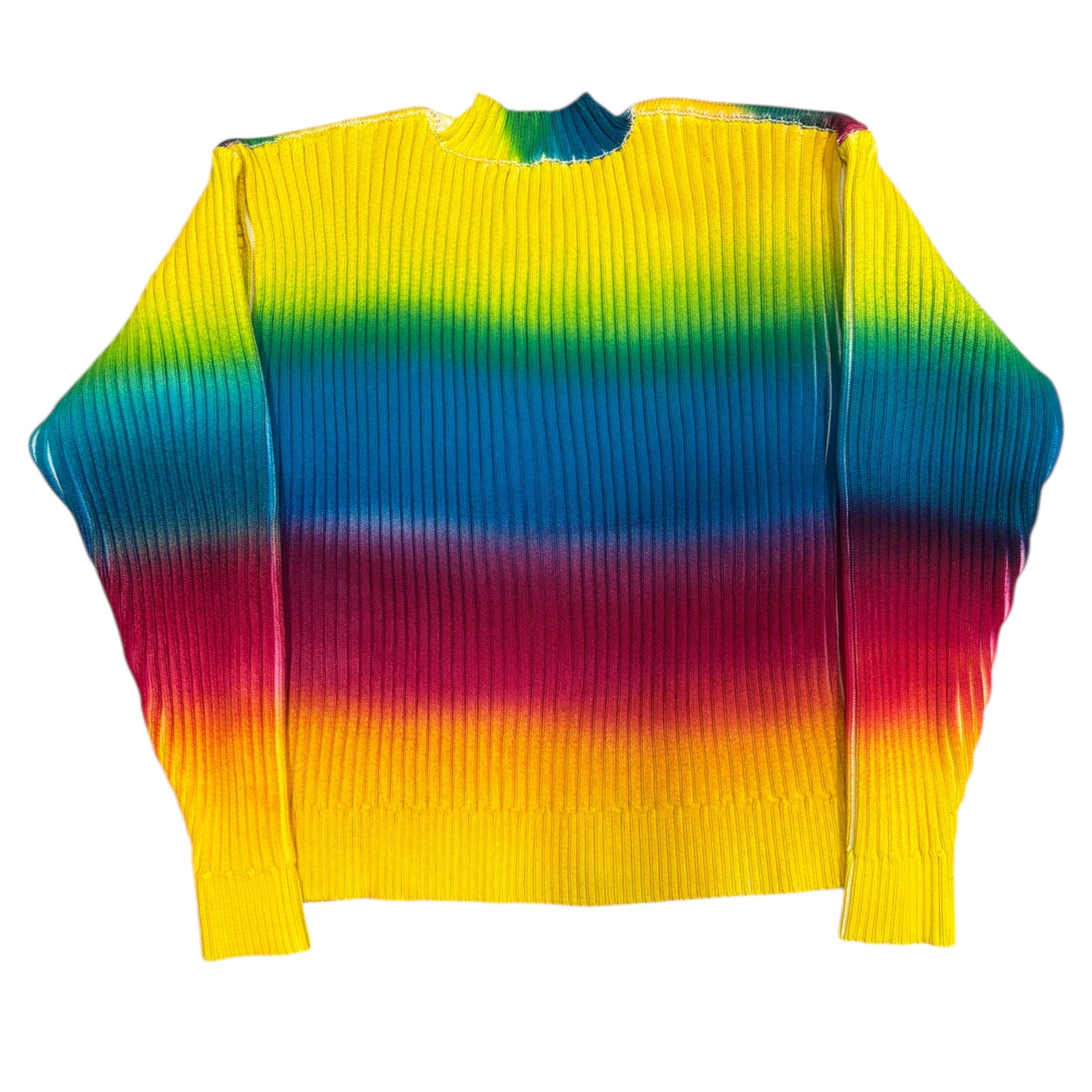 SPRAY RIBBED KNIT
