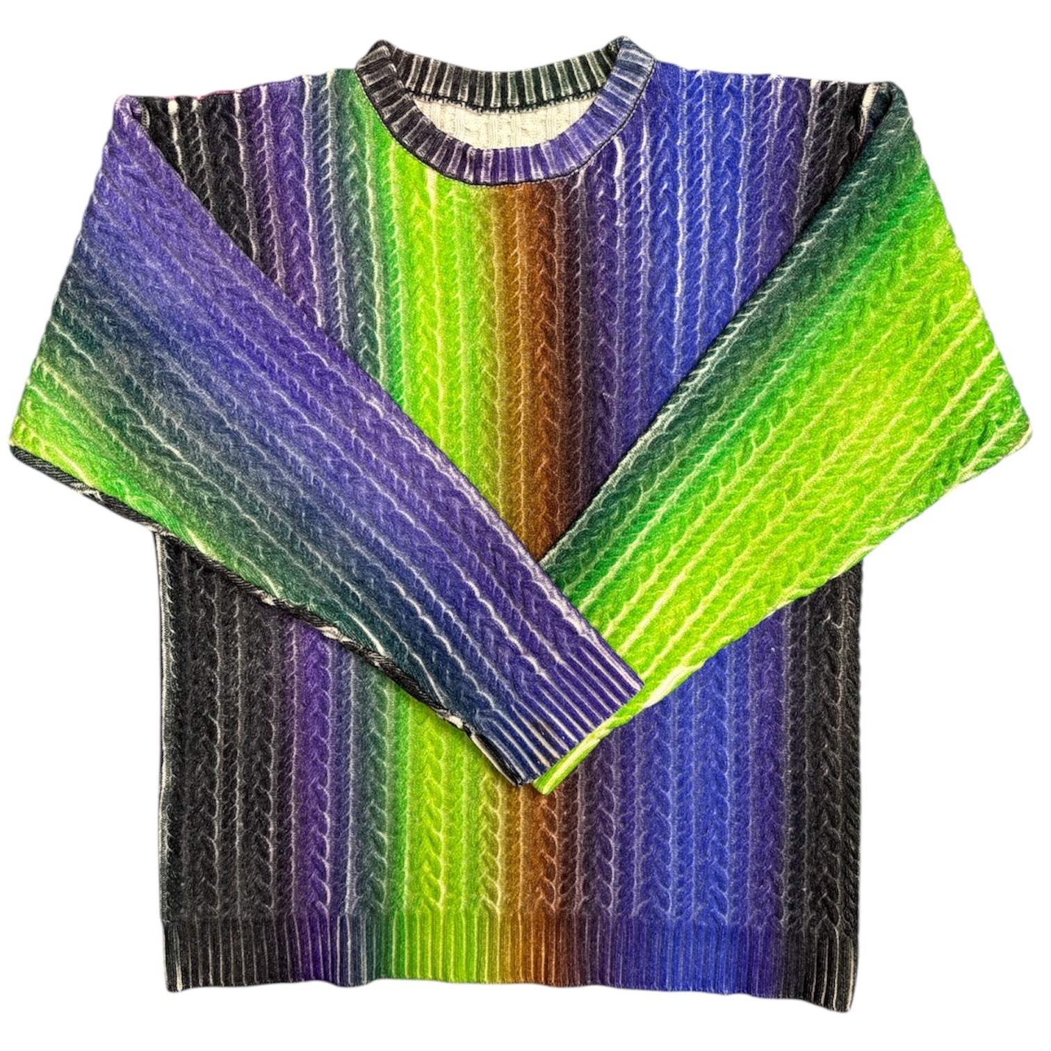 DIGI PRINT CABLE KNIT
