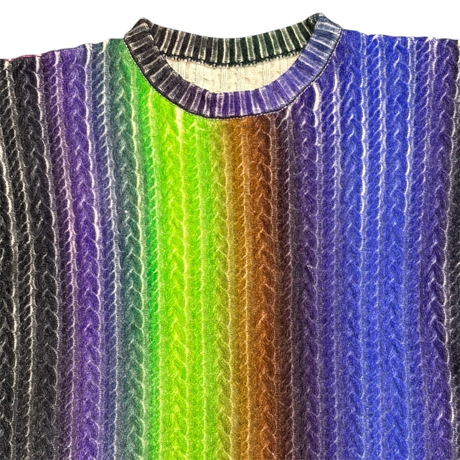 DIGI PRINT CABLE KNIT