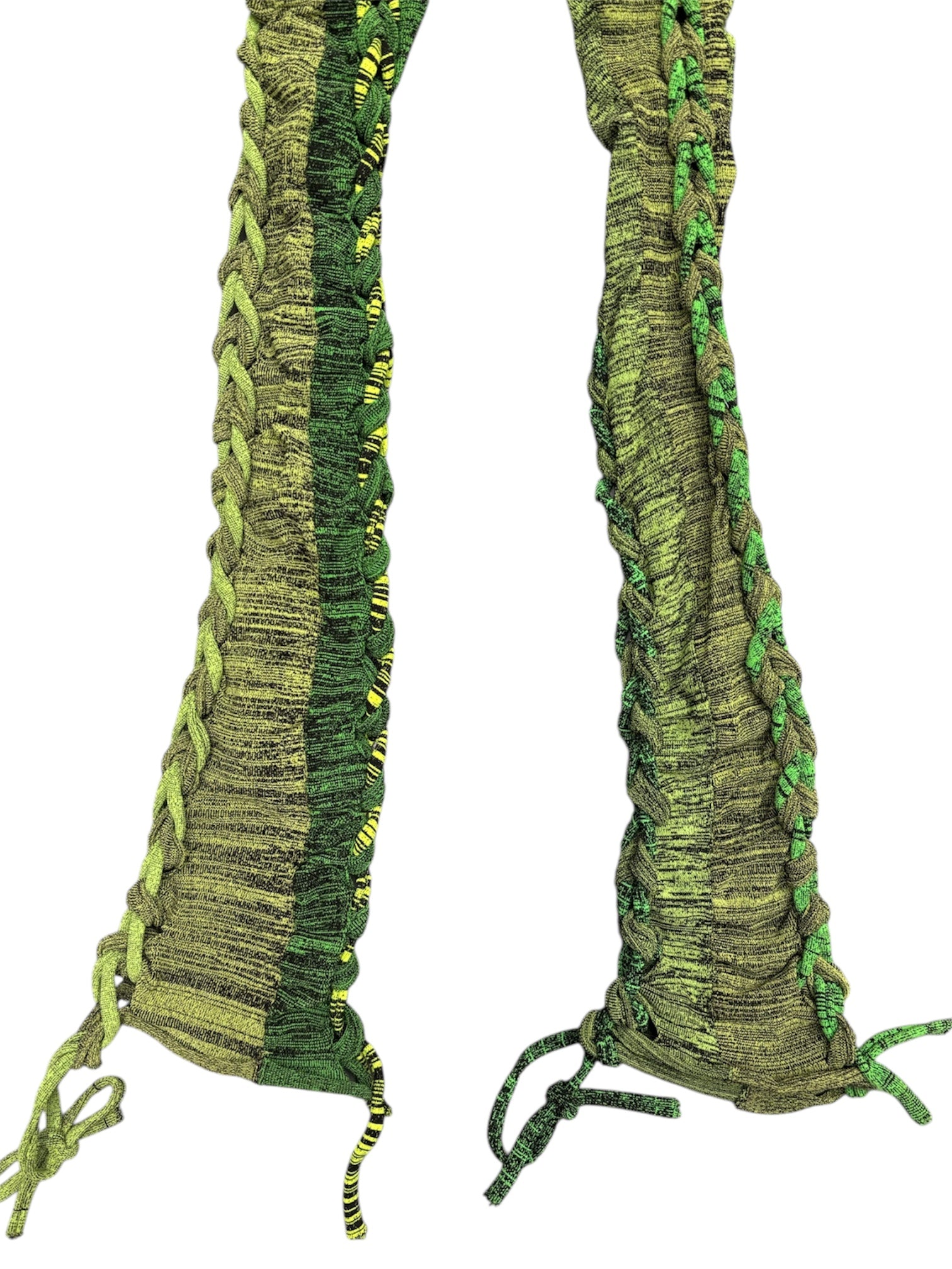 GREEN ELASTIC SHOW PIECE TROUSER