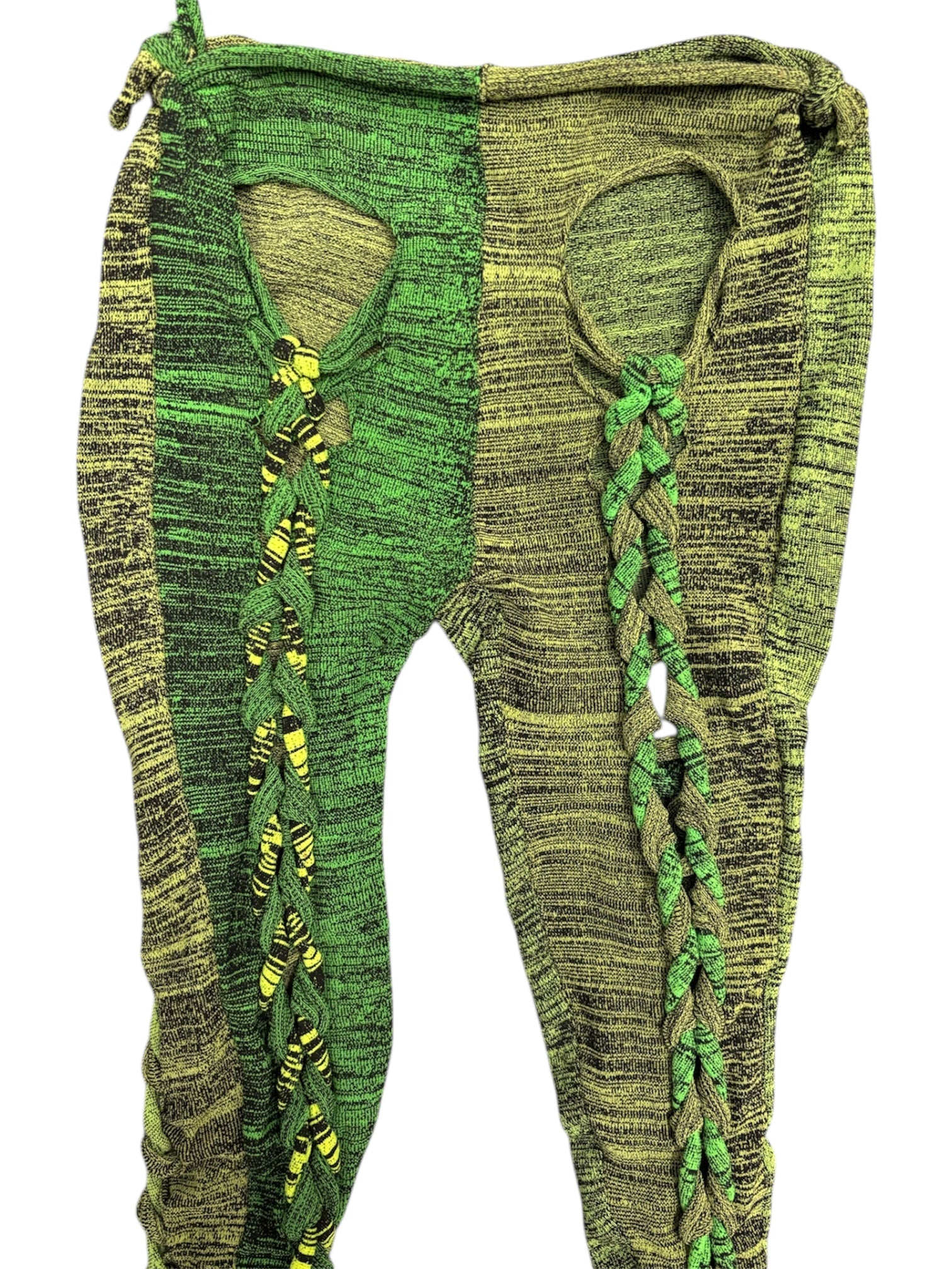 GREEN ELASTIC SHOW PIECE TROUSER