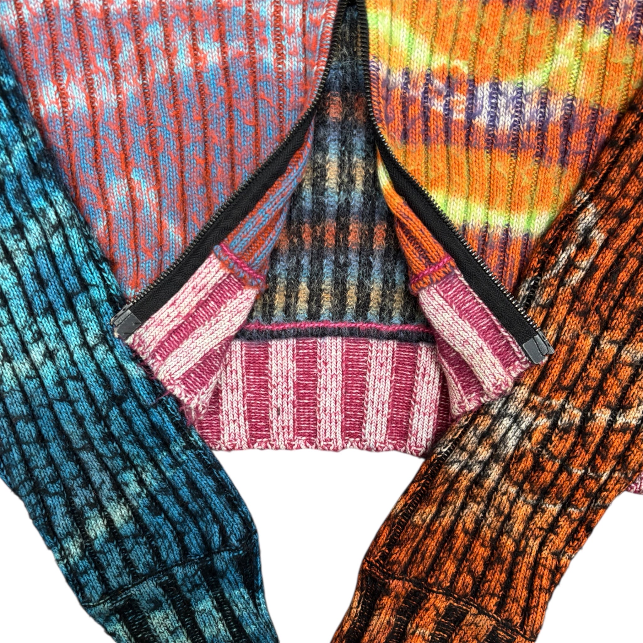 CROPPED MOHAIR HOODED KNIT