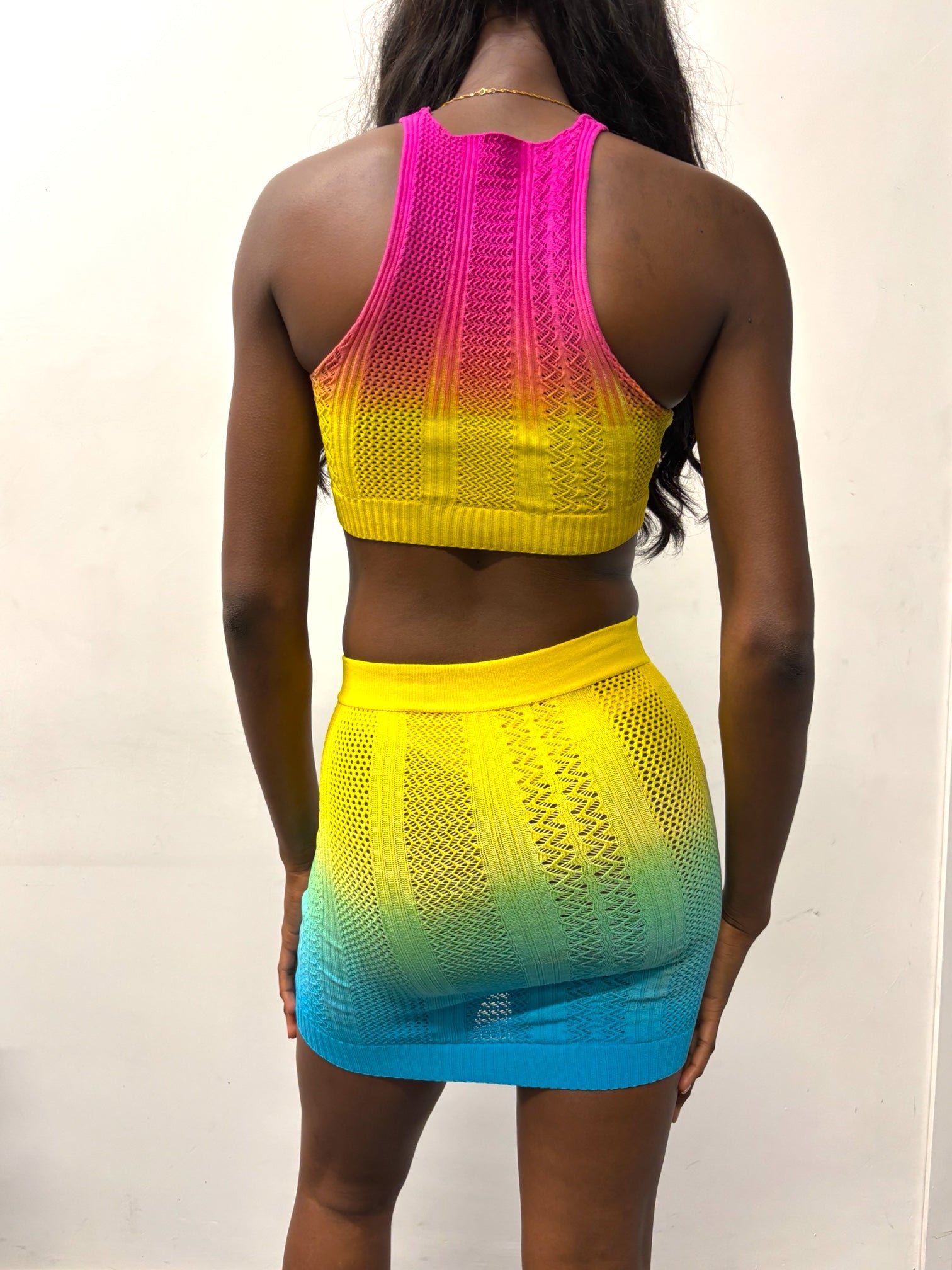 SUNRISE ELASTIC MINI SKIRT