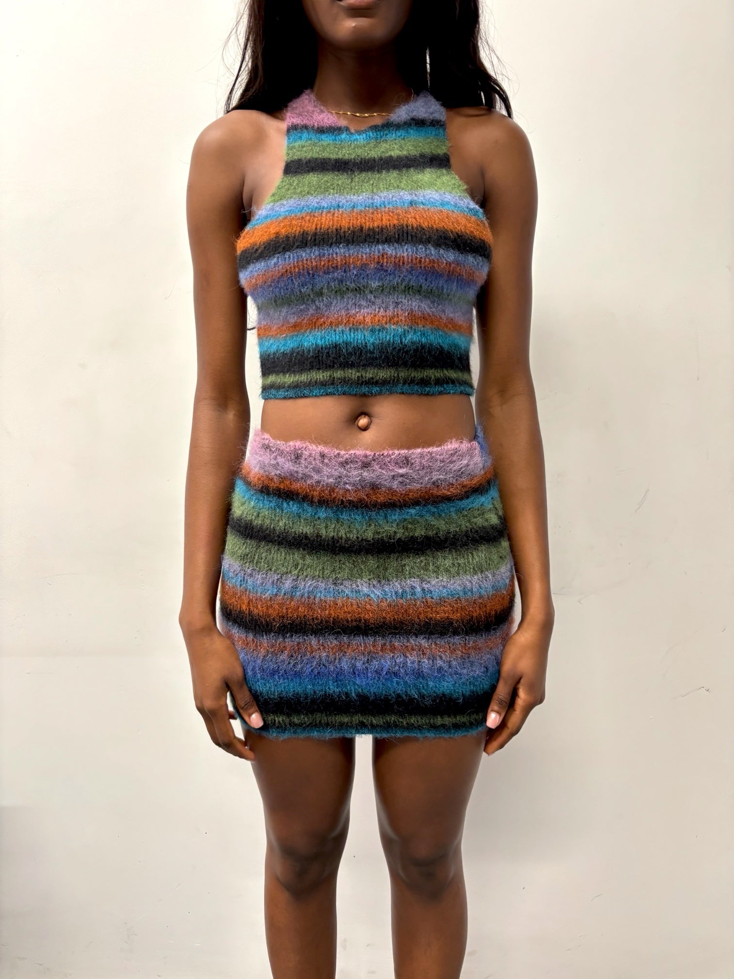 BRUSHED STRIPE TANK (SET)