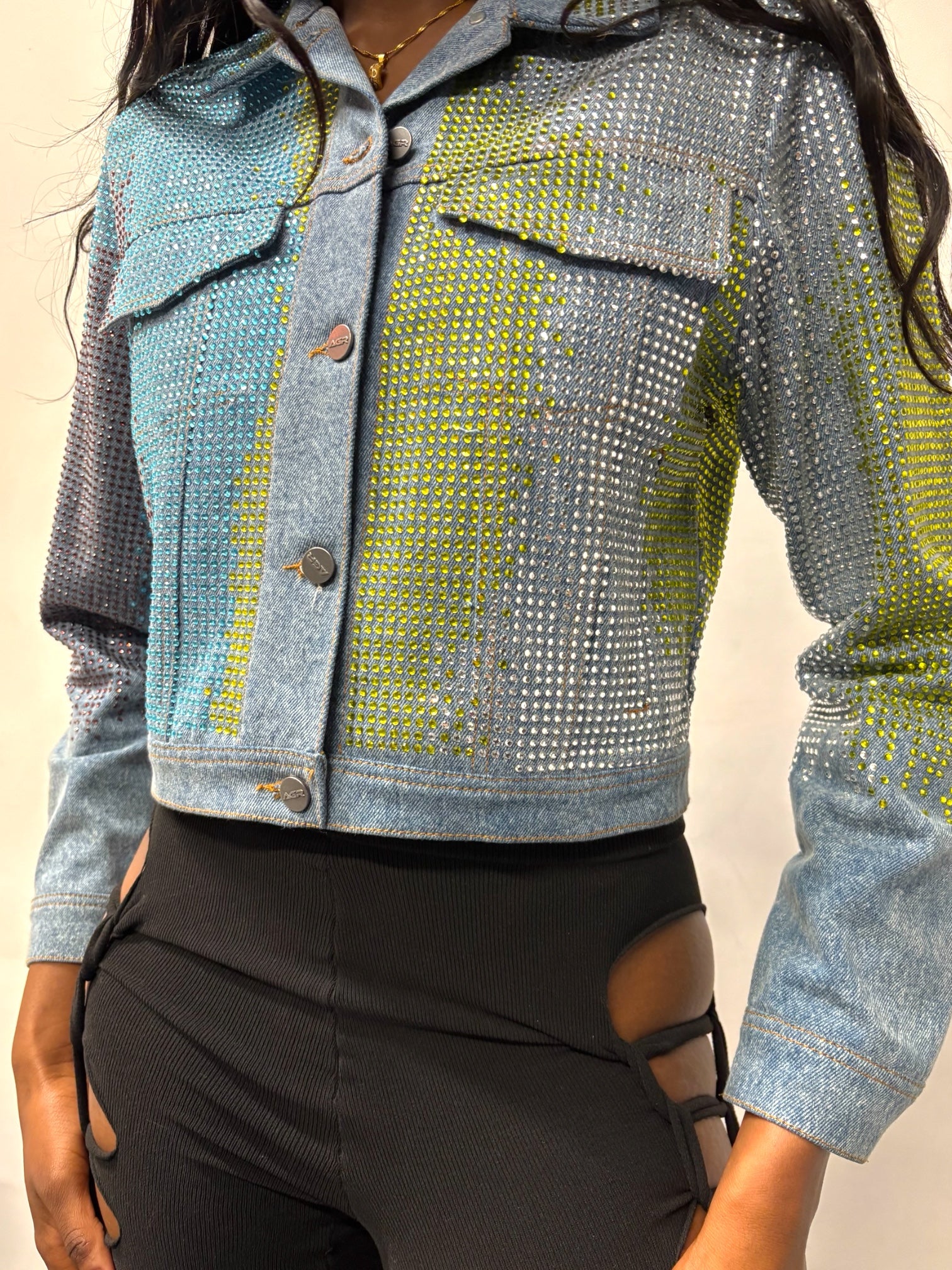 DIAMANTE JACKET (PART OF SET)