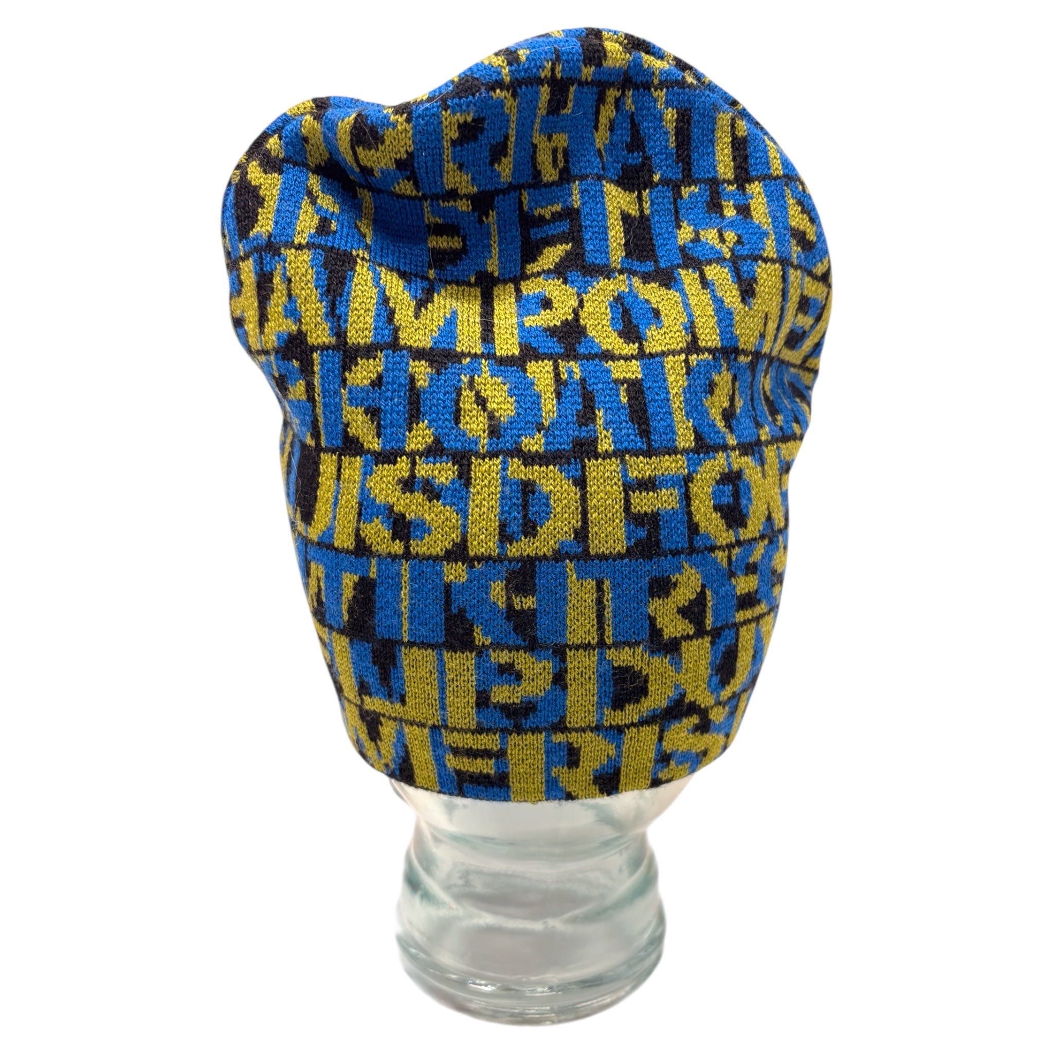 NIKKI HARE typography beanie