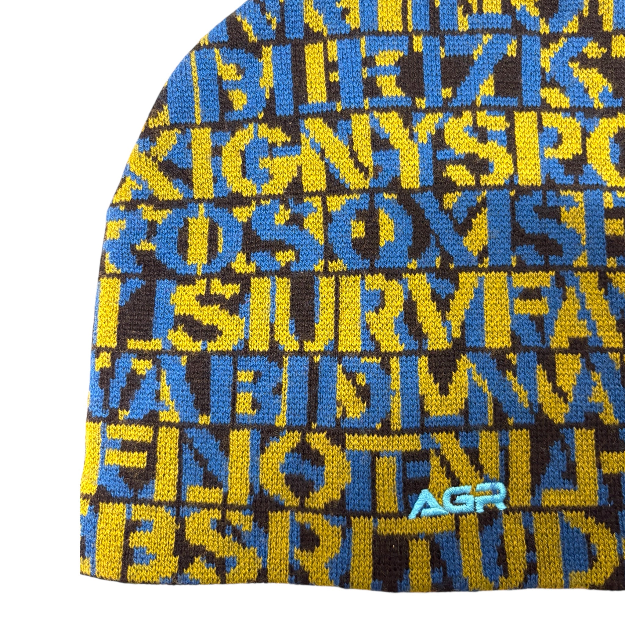 NIKKI HARE typography beanie