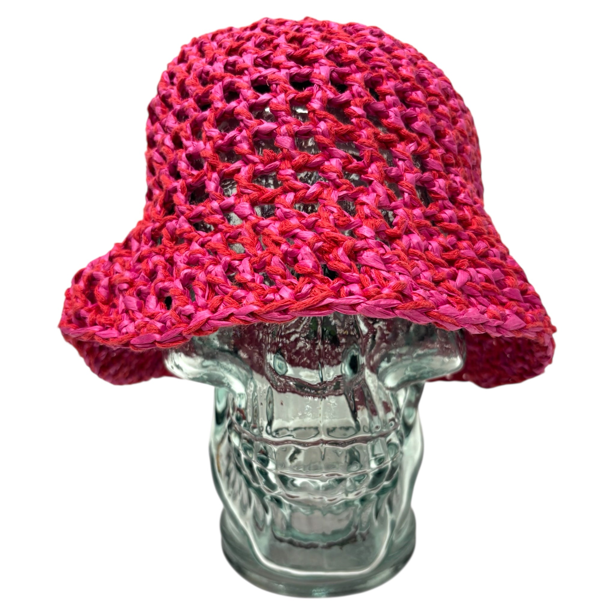 CROCHET BUCKET PINK