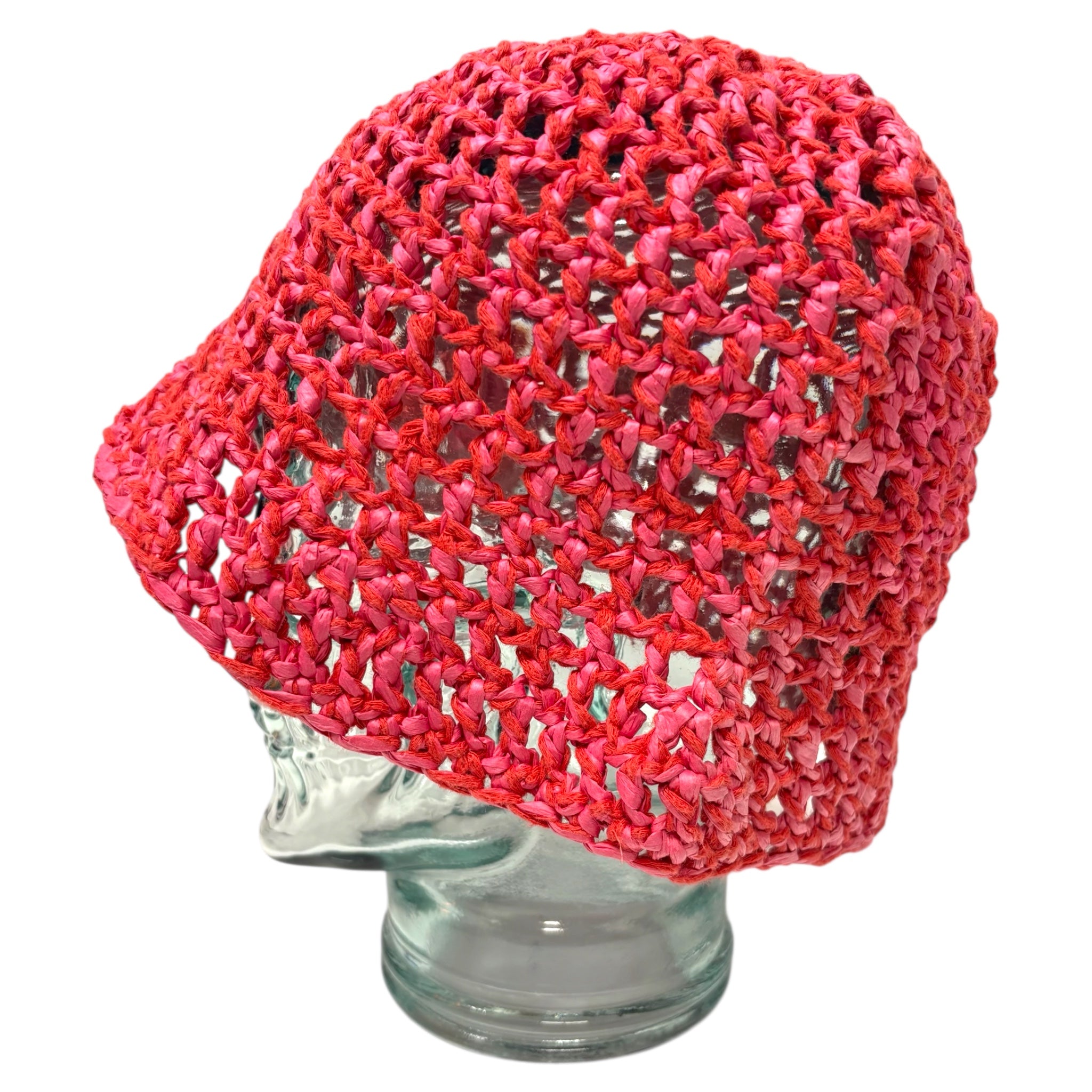 CROCHET BUCKET PINK