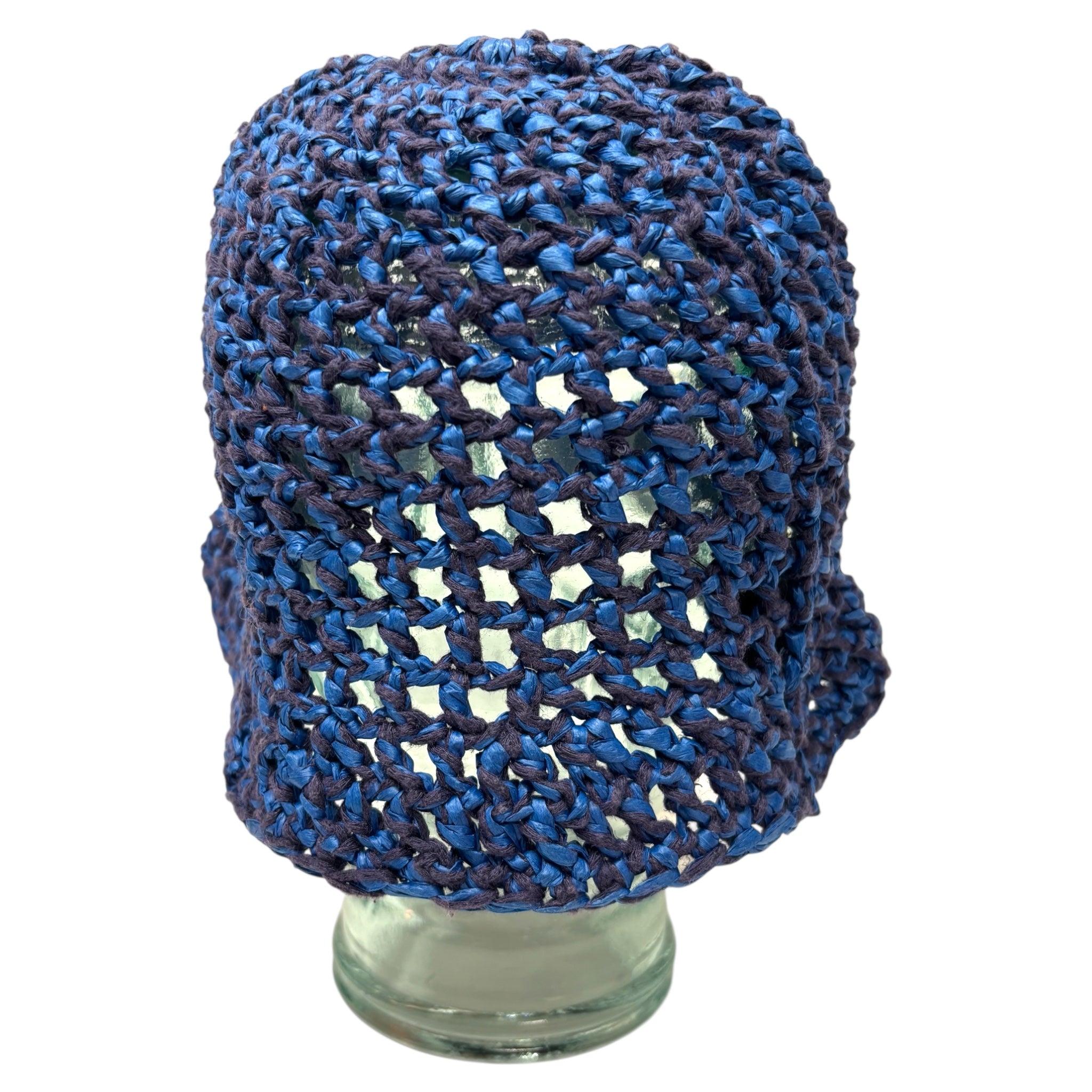 CROCHET BUCKET BLUE