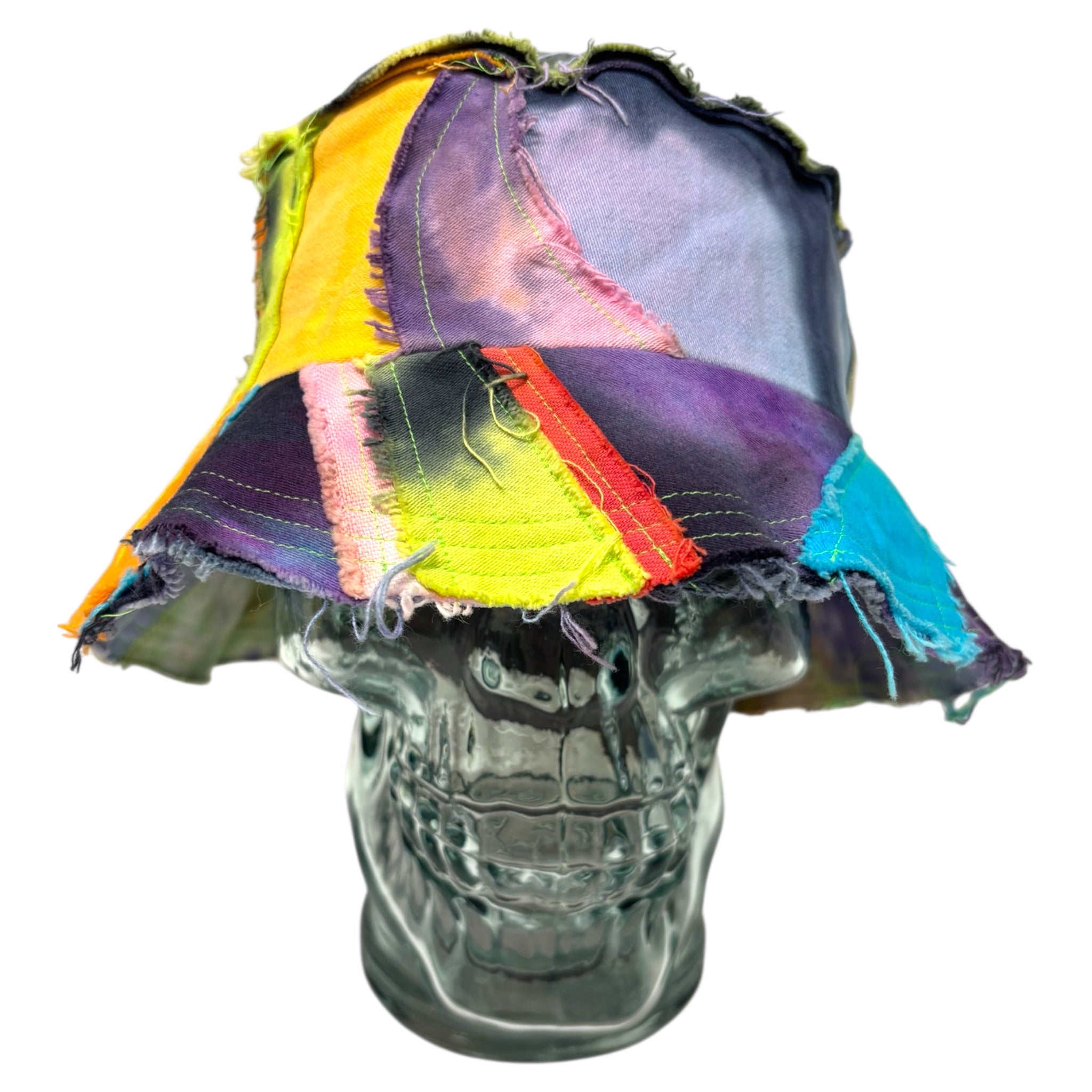 PATCHWORK BUCKET HAT 1