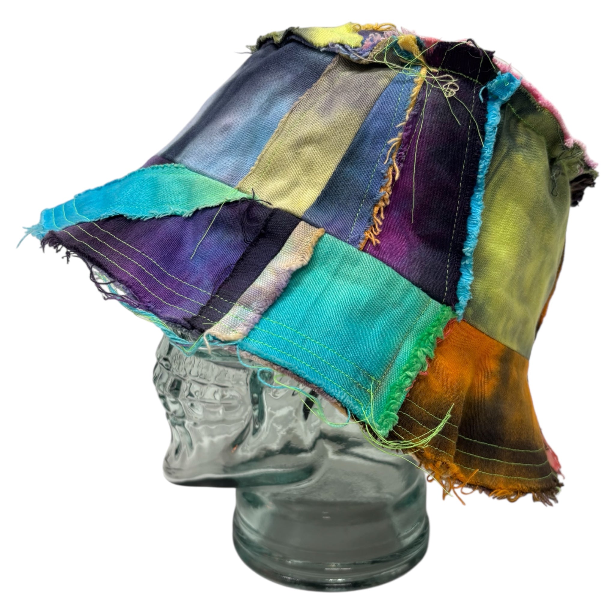 PATCHWORK BUCKET HAT 1