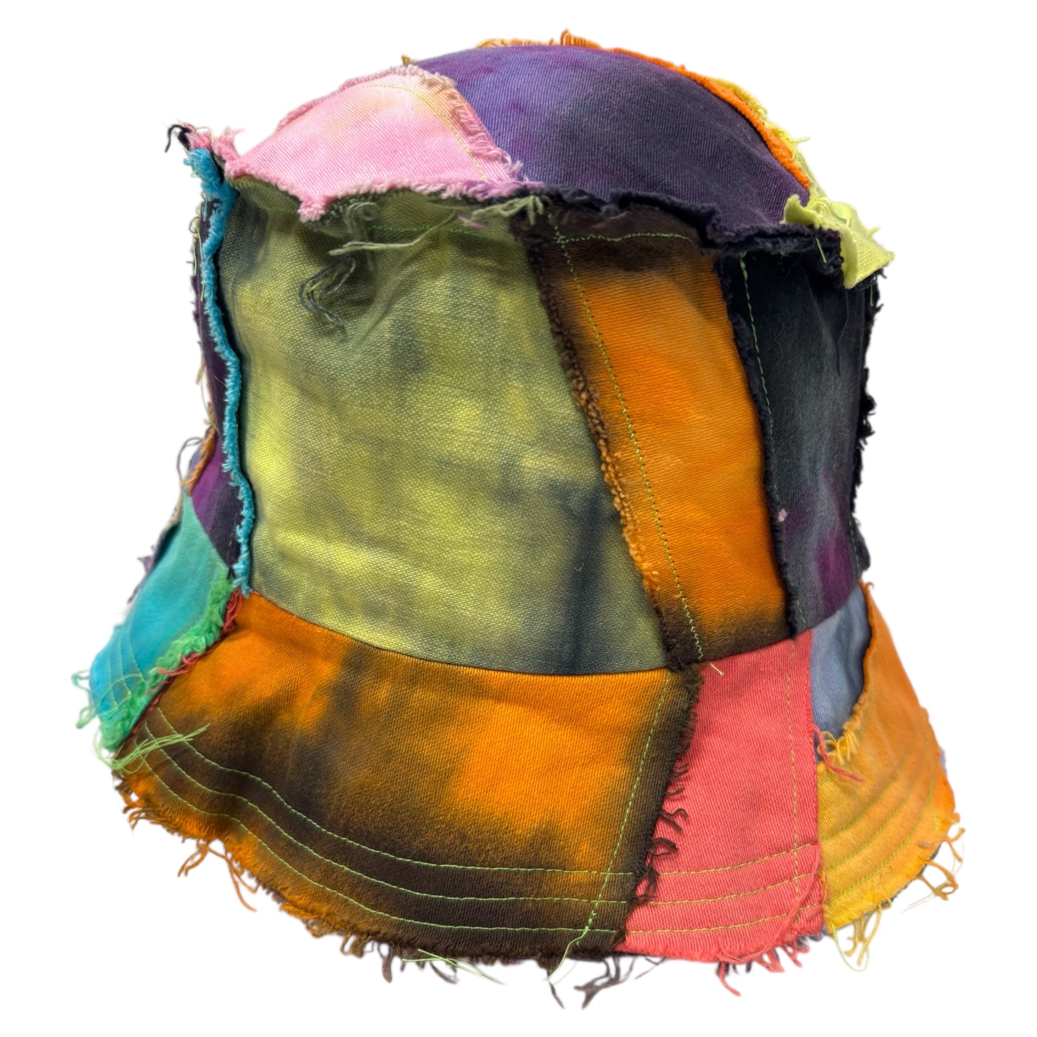 PATCHWORK BUCKET HAT 1