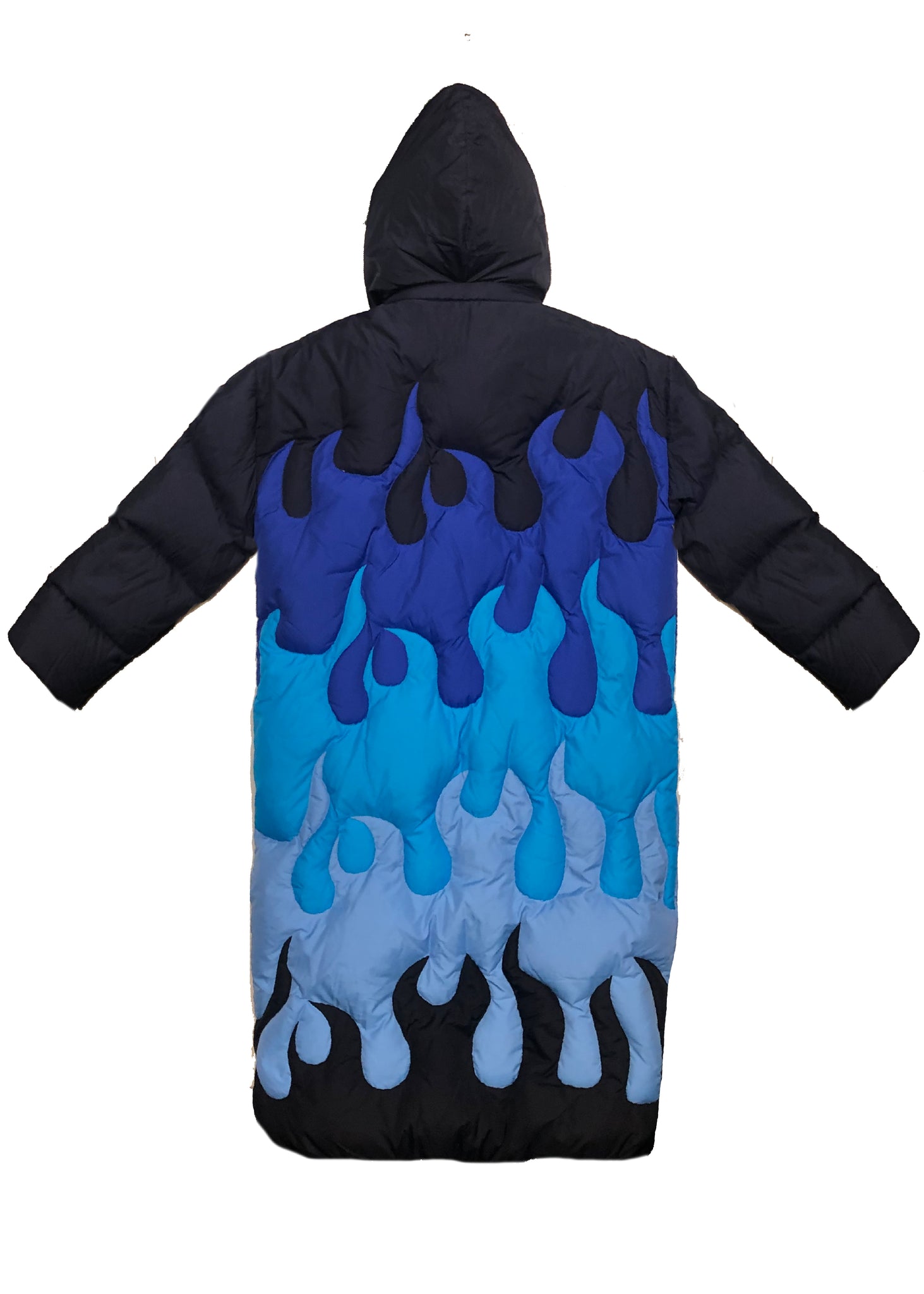 ICE FLAME LONG UNISEX PUFFER