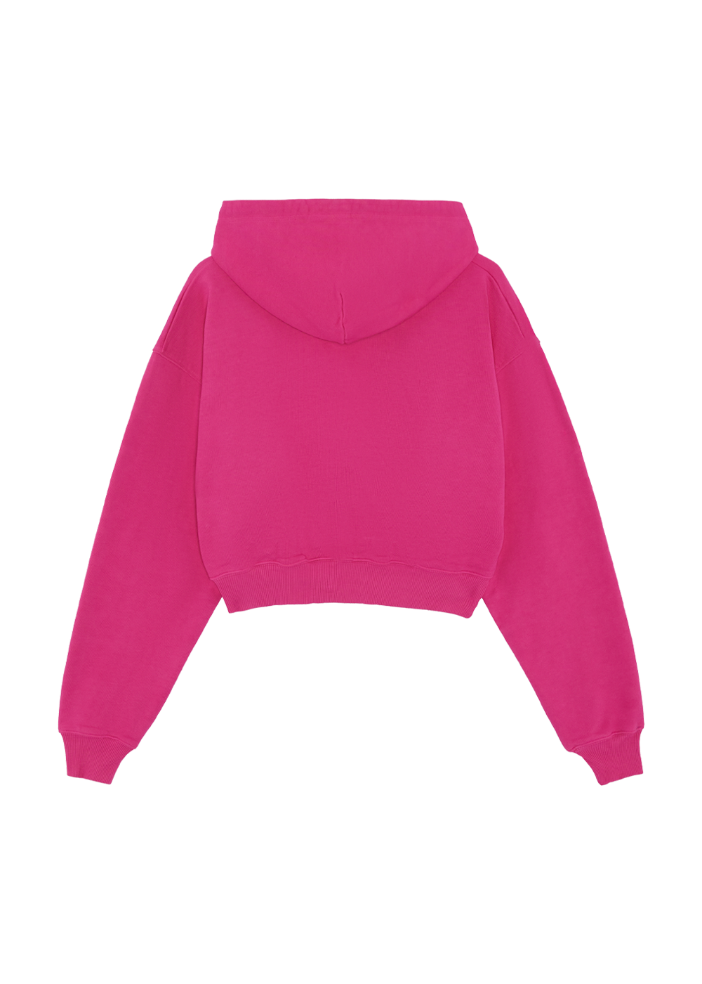 Pink sales cropped hoodie